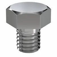Hex Head Cap Screw: Stainless Steel, 316, Plain, M5, Metric, 6 mm lg, Fully Threaded, Metric, 50 PK (MPN HC3XX05006-050P1)