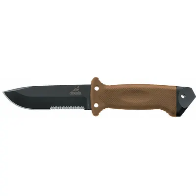 GERBER Pisau Tetap Taktis: Bergerigi, 10 1/2 in Panjang Keseluruhan, Baja Tahan Karat - General Purpose Knives