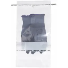 Self-standing sterile sampling bag with 69 fl oz (2.04 L) capacity. Clear construction allows visual inspection of contents. Meets HACCP standards for use in food processing, water testing, and laboratory sample collection and transport.