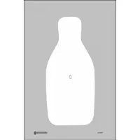 Paper silhouette target measuring 34 1/2 inches high by 23 inches wide, white in color. Sold in a 100-pack. Designed for marksmanship training and qualification exercises
