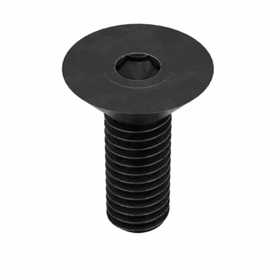 KERR LAKESIDE Sekrup Kepala Datar Soket: Ukuran Ulir #10-32, Panjang 1/2 in, Datar, Oksida Hitam - Flat Head Socket Cap Screws
