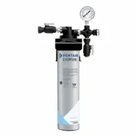 EVERPURE Water Filter System: 0.5 micron, 2 gpm, 18 1/8 in Overall Ht, Bacteria/Scale/Slime Reduces (MPN EV932460)