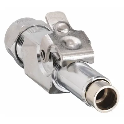 PARKER Kopling Sambungan Cepat: Sisipan, 1/4 in OD x 1/4 in Pipa x 1/4 in OD Ukuran - Chrome-Plated Brass Quick-Disconnect Tube Fittings