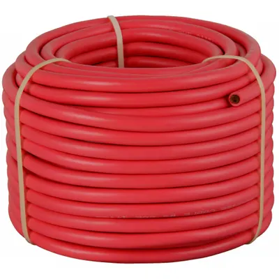 WESTWARD Kabel Jumper Baterai: 2 ga, 100 ft Panjang Kabel, Merah - Cut to Length Jumper Cables