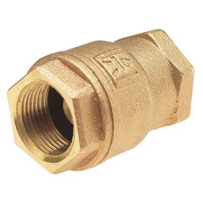 Katup Periksa Pegas Timbal Rendah MILWAUKEE VALVE: Ayun, Badan Katup Inline, Ukuran Pipa 1/2 in - Lead-Free Bronze Inline Disc Check Valves