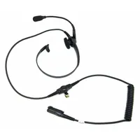 MOTOROLA Headset: Fits Motorola, For XPR 3000 Series, Over-the-Head, Push To Talk, Black, 1 Wires (MPN PMLN6635A)