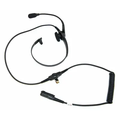 MOTOROLA Headset: Cocok untuk Motorola, Untuk Seri XPR 3000, Di Atas Kepala, Tekan untuk Bicara - Motorola-Compatible Earpieces & Headsets