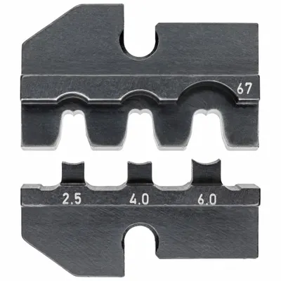 KNIPEX Die Crimping untuk Konektor Kabel Surya: Kabel Surya, Tipe-F - Voice & Data Replacement Crimping Dies