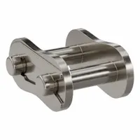 TSUBAKI Connecting Link: For Nickel-Plated Steel Roller Chains, 60, Single Strand, Steel, 5 PK (MPN 60NP C/L)