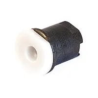 This black airless spray gun tip has a 0.032 in orifice size. It is designed for use with the GRACO Silver Plus airless spray gun (model 220247). Commonly used in industrial finishing operations for applying paints and coatings