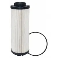 Cartridge fuel filter for diesel engines. Paper media. Outside diameter 3 15/16 in, inside diameter 1 3/4 in. Includes O-ring. Used in fuel systems to remove water and contaminants