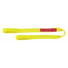 Type 3 light-use nylon flat-eye web sling with a 3 ft sling length, 11 in eye length, and 2 plies. Features a standard tag for identification. Suitable for general light-duty lifting and rigging tasks in industrial environments.
