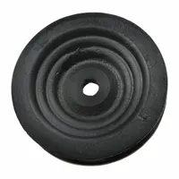 This hand wheel is a replacement part for material handling equipment, designed to fit the Dayton brand model 1VW55. It is used for manual operation or adjustment of machinery in industrial settings such as manufacturing and warehousing