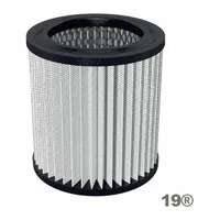 SOLBERG Filter: Polyester, 4.75 in Overall Ht, 3 in Inside Dia, 4 5/16 in Outside Dia, 19