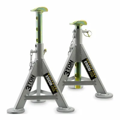 Dudukan Dongkrak ESCO/EQUIPMENT SUPPLY: Manual, Kapasitas Beban 3 ton, Tinggi Maks Diperpanjang 21 1/2 in - Light-Duty Jack Stands