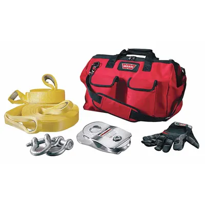 WARN Kit Aksesori: Kulit/Logam/Nilon/Plastik (MPN 88900) - Rigging Accessory Kits for Winches