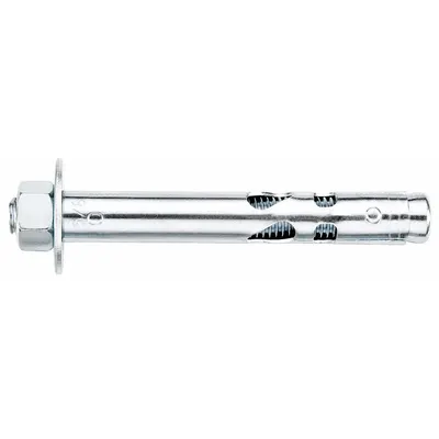 DEWALT Jangkar Selongsong: 2 1/2 in Panjang Keseluruhan, 1/2 in Diameter, 3/8"-16 Ukuran Ulir, Baja Tahan Karat - Sleeve Anchors with Hex Nuts
