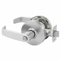 This SARGENT passage lever lockset from the 10X LINE features a satin chromium-plated finish and is ADA compliant. Designed for interior doors where locking is not required, such as closets or hallways in commercial and institutional settings. The lever handle ensures ease of operation for all users