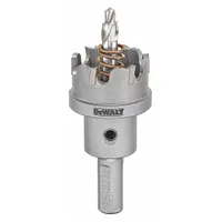 DEWALT Hole Saw: 1 1/8 in Saw Dia., 2 Teeth per Inch, 1/4 in Max. Cutting Dp, Carbide Tipped, Metal (MPN DWACM1818)