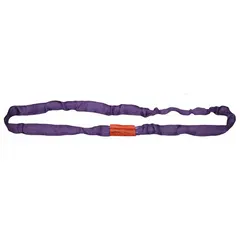 Endless round sling constructed from polyester with a 5/8 in body diameter and 20 ft sling length. Designed for general lifting and rigging applications requiring a flexible, endless-loop configuration. Suitable for overhead lifting tasks in industrial settings.