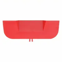LISTA Drawer Divider: 1 1/2 in Overall Ht, 3 in Overall Lg, Red, STD-2/12PC