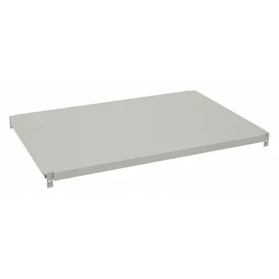 TENNSCO Rak: 36 in x 24 in, Kapasitas Beban 950 lb, Baja, Dek 18 ga, Abu-abu Muda - Solid Steel Decking Shelf Kits for Boltless Shelving