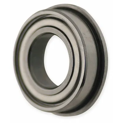 Dayton Bantalan Bola Radial Berflensa: 61801/6801, 12 mm Lubang, 23 mm Diameter Flensa, Pelindung Ganda - General Purpose Flanged Ball Bearings