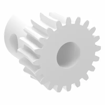 KHK GEARS Roda Cacing: Rasio Reduksi 30, Modul m 0.8, Arah Kanan, Sudut Tekanan 20° - Metric Worm Wheels