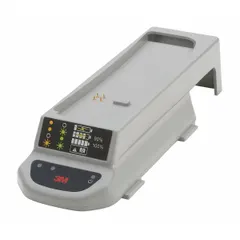 The 3M TR-340 is a battery charger cradle for use with the TR-300 PAPR and TR-300-SG PAPR systems. It provides a dedicated charging station for the powered air-purifying respirator battery, ensuring consistent power availability in industrial environments.