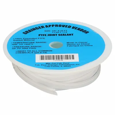 Pita Pembuat Gasket: 1/2 in x 15 ft - PTFE Gasket-Making Tape