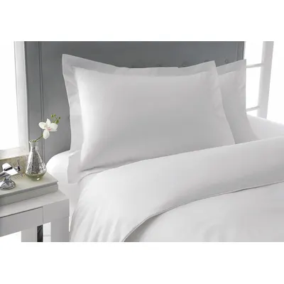 MARTEX Sarung Bantal: Std, 26 in Panjang Keseluruhan, 20 in Lebar Keseluruhan, T250, Putih Segar - Martex Millennium Sheets