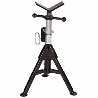 SUMNER V-Head Pipe Stand: V Head, 2,500 lb Max Load Capacity, Folding Leg, 24 in Pipe Size Range (MPN 4000)