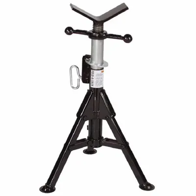 SUMNER V-Head Pipe Stand: V Head, 2,500 lb Kapasitas Beban Maks, Kaki Lipat - V-Head Pipe Stands