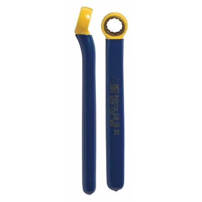 AMPCO Kunci Ujung Kotak: Terisolasi, Ukuran Kepala 7/16 in, Panjang Keseluruhan 5 1/2 in, Offset - SAE, Single End, 12-Point, Nonsparking Box End Wrenches