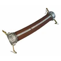 This 20 ft EPDM hose assembly features a 3 in inside diameter and is rated for 150 psi. It is fitted with aluminum cam-and-groove C couplings on both ends (3 in x 3 in). Suitable for transferring bulk solids, powders, and granular materials in pneumatic conveying and gravity-feed systems