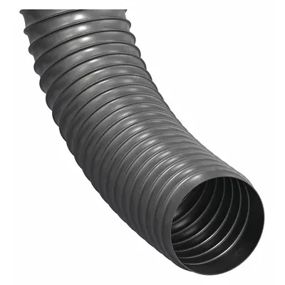 Selang Saluran Industri HI-TECH DURAVENT: Diameter Dalam Selang 5 in, Panjang Selang 25 ft, 5 psi - Thermoplastic Rubber Thin-Wall Duct Hoses for Dust