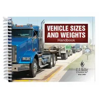 This reference material covers FMCSR regulations for vehicle sizes and weights compliance. It includes compliance requirements and serves as a training resource for understanding U.S. federal regulations applicable to commercial motor vehicles