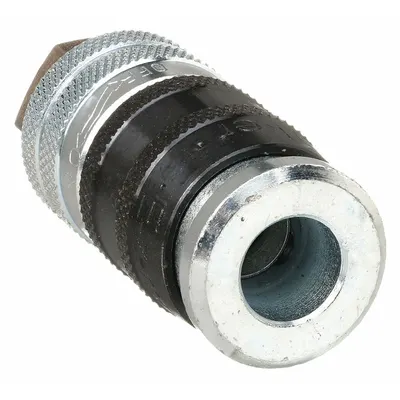 PARKER Kopling Selang Cepat: 1/4 in Ukuran Badan, 3/8 in Ukuran Fitting Selang - Industrial Interchange Steel Quick-Connect Air Coupling Bodies