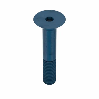 METRIC BLUE Sekrup Kepala Datar Soket: Ukuran Ulir M10x1.50, Panjang 60 mm, Datar, Fosfat Biru - Flat Head Socket Cap Screws