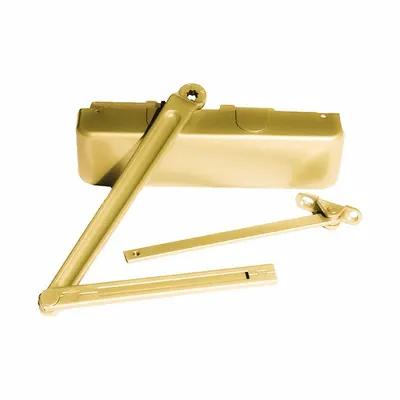 LCN Penutup Pintu: Tipe Pemasangan Paralel/Standar, Kelas 1 - Tugas Berat, Perunggu, Panjang 10 3/8 in - Adjustable-Mount Door Closers