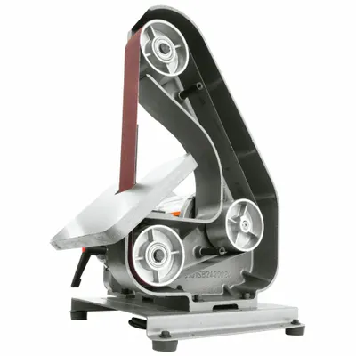 Sander Sabuk dan Cakram JET: Untuk Logam, 115 V, Fase Tunggal, 1/3 hp, Sabuk 1 in x 42 in - Benchtop Belt & Disc Machines