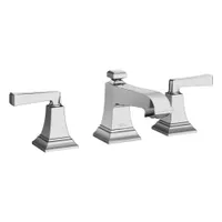 AMERICAN STANDARD Low Arc Bathroom Faucet: Town Square S, Brass, Polished Chrome Finish, Widespread (MPN 7455801.002)