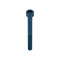 M6x1.00 metric socket head cap screw, 60 mm length, right-hand thread, 5 mm drive size. Made of alloy steel with blue phosphate finish. Supplied in a 25-piece pack. Used for assembly and maintenance in machinery and equipment where standard metric fasteners are required