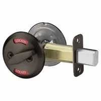 ASSA ABLOY ACCENTRA Deadbolt Lock: Cylindrical, 1 3/8 in Door Thick - Max, Bronze (MPN D262 613E SCH C)