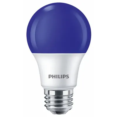 Bohlam LED Kompak PHILIPS: Sekrup Sedang (E26), LED, (A) Klasik, A19, 8 W Watt, 3000K - Medium Screw Base (E26) Lamps