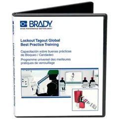 Training video covering lockout tagout procedures for hazardous energy control during equipment maintenance. Supports unlimited users and includes an Instructor Guide. Complies with RoHS 2011/65/EU and 2015/863.