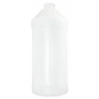 Natural nylon/polyethylene narrow mouth bottle with 480 mL capacity and 28-400 mm screw closure size. Supplied without closure; not pre-cleaned. Suitable for general laboratory liquid storage, sampling, and dispensing