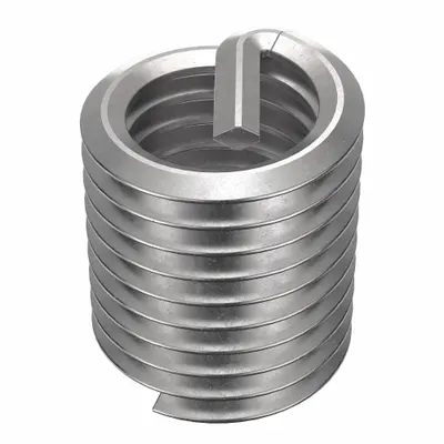 HELI-COIL Sisipan Heliks: Gaya Tang Tanged, Bebas Berputar, Ukuran Ulir M14-2.00, Polos - Free-Running Tanged Helical Inserts