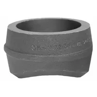 This socket weld pipe fitting is constructed from steel and rated for a maximum operating pressure of 3,000 psi. It features a 1 in x 1 in socket x socket configuration, designed for joining steel pipes in high-pressure fluid systems. Typical applications include hydraulic, pneumatic, and industrial piping networks