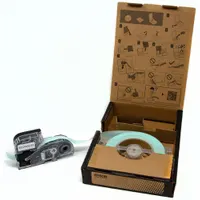 Wraparound Label: 1 in x 1 in, 1 in x 147 5/8 ft, Vinyl, White (Gloss) (MPN 60YR08)
